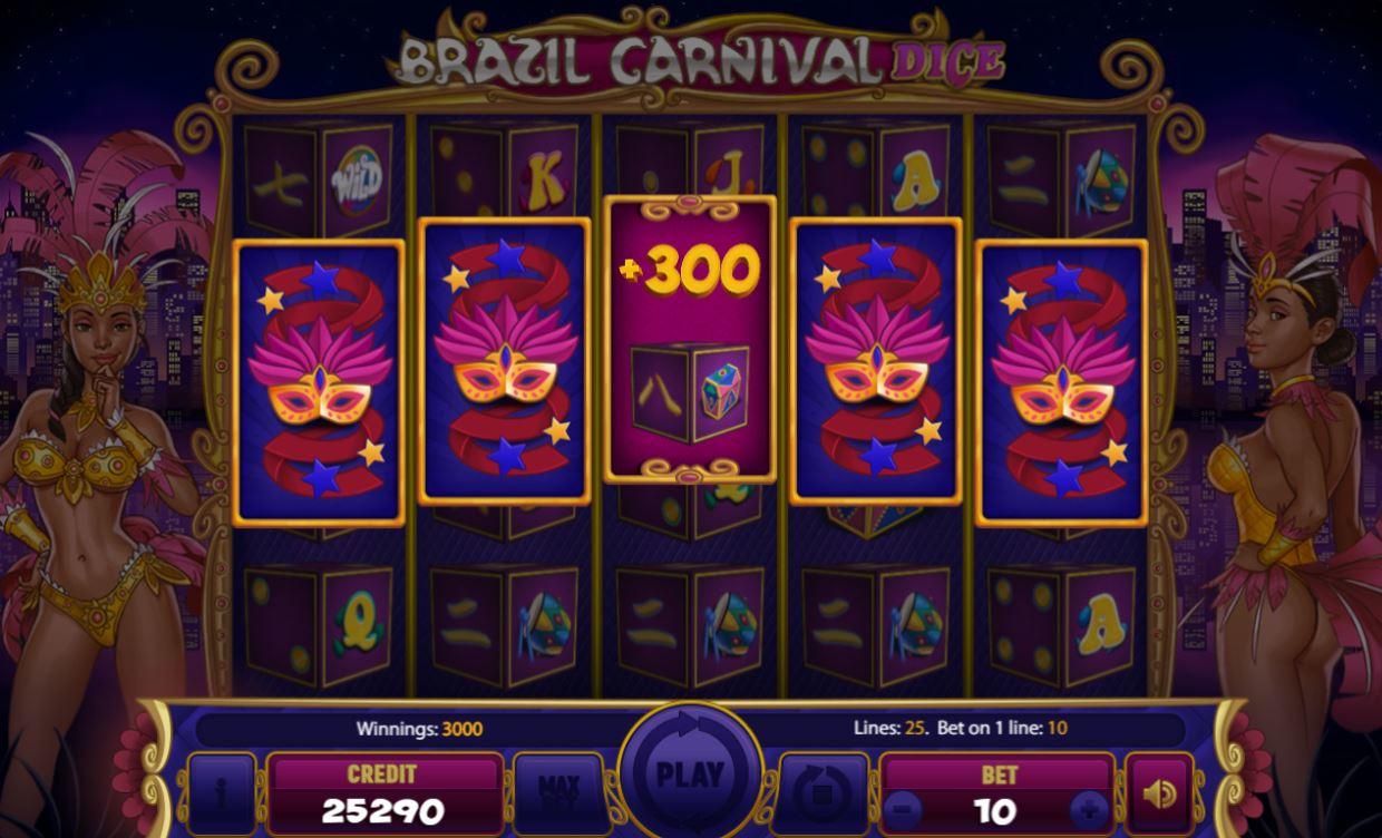 Brazil Carnival Dice | Wilds | Free spins - you win