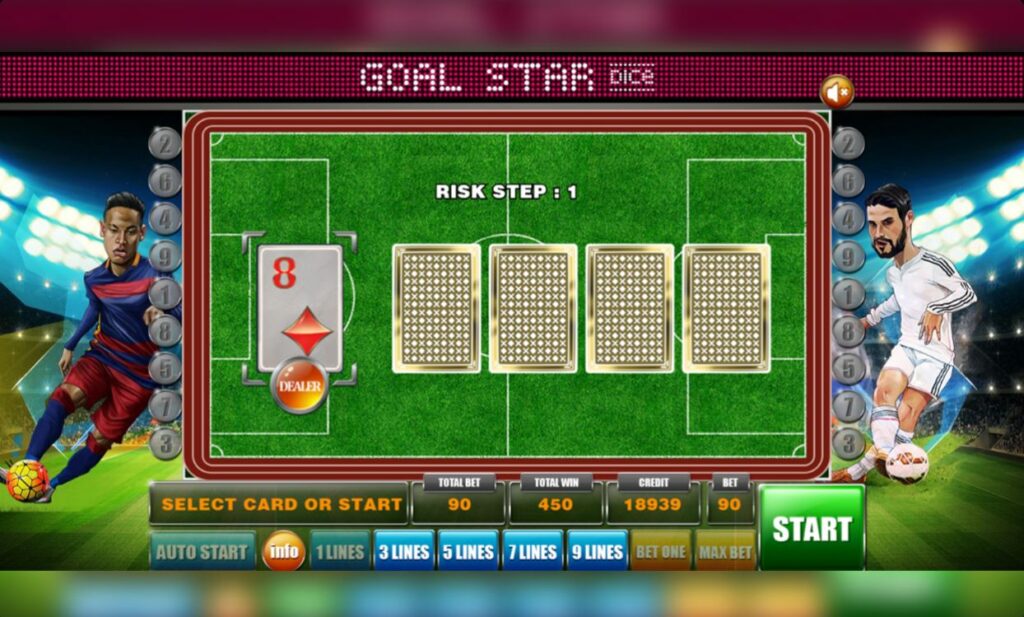 Goal Star Dice - Devinez la carte