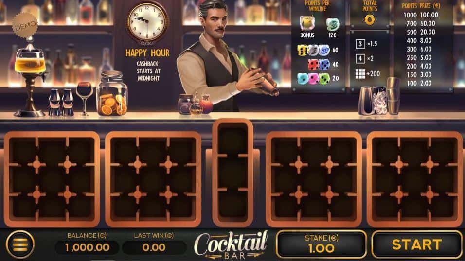 Jeux de casino Air Dice | Démo gratuite coctail Bar | Bonus Happy Hour