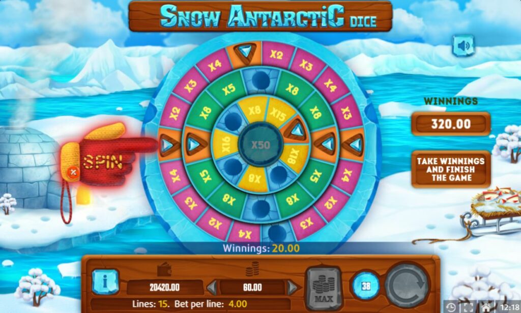 Mancala Gaming casino spellen | Snow Antarctic Dice | Rad van Fortuin - Rad van Fortuin