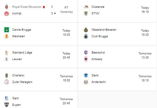 Jupiler Pro League Matchday 24