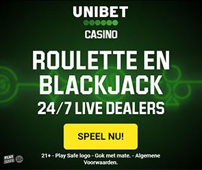 Unibet roulette en blackjack