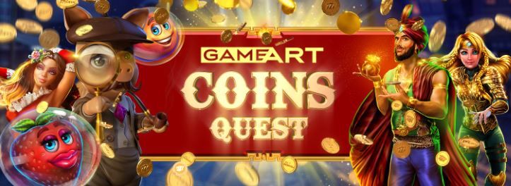 777.be - Gameart coin quest - spannende promotie