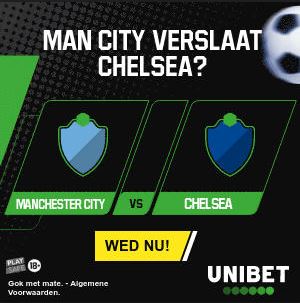 mancity vs chelsea - aanbiedingen van Unibet België!