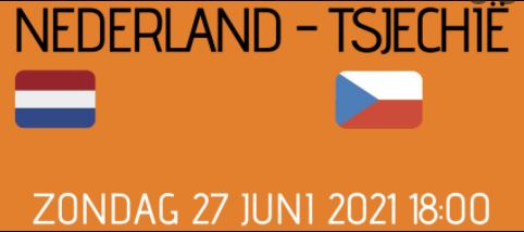 Nederland vs Tsjechië - EURO 2020 Koning van Europa | Speeldag 27/06/2021