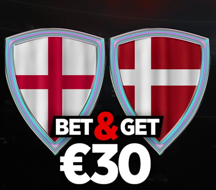 Engeland vs Denemarken - Win €30 als Engeland zich kwalificeert | Euro 2020