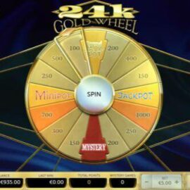 24K | Jackpot | Gold Wheel Bonus Game