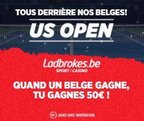 US OPEN | Si un Belge gagne | 50 euros supplémentaires