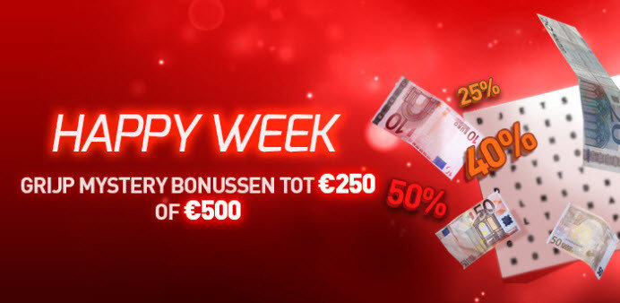 Casino777 Happy week – mystery bonussen