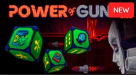 Power of Guns Dice | Wilds | Rad van Fortuin