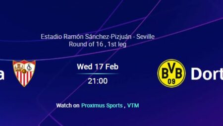 Champions league 17-02-2021 | Wed op Sevilla vs Dortmund