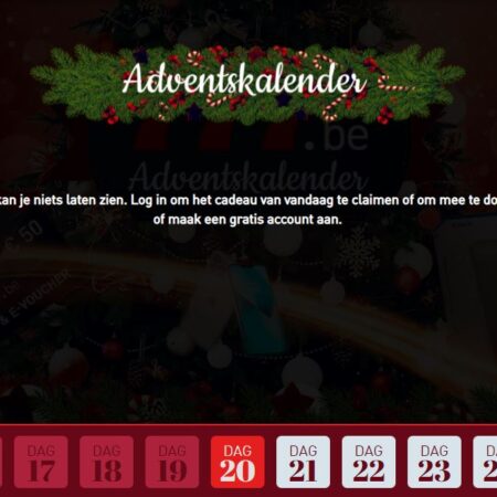 Casino777 adventskalender van 2021