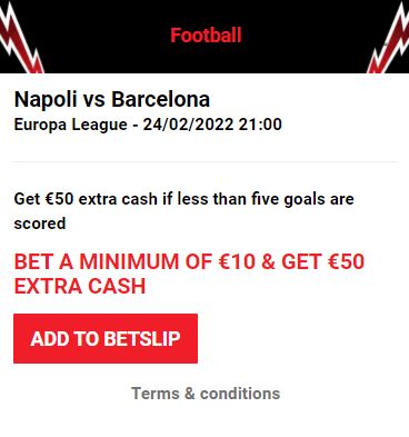 Napoli vs Barca ladbrokes.be