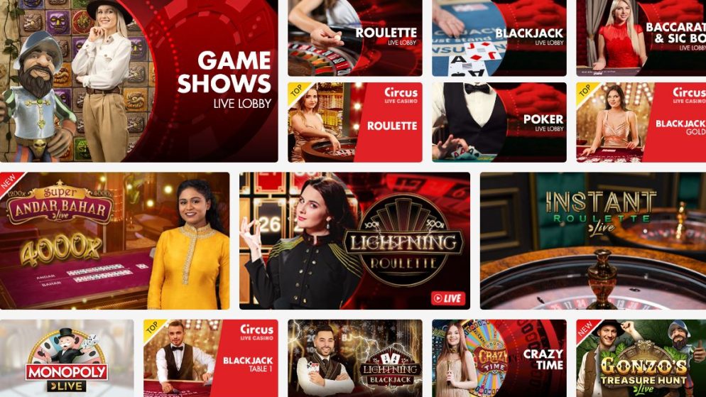 Circus Live Casino – Een unieke spelervaring!