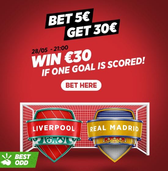 Bet on the Champions League final and win extra cash