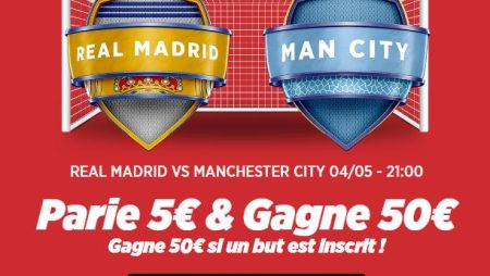 50 € D’ARGENT SUPPLÉMENTAIRE | Real MADRID vs MAN CITY