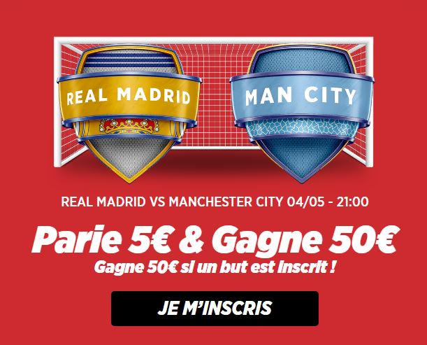 50 € D’ARGENT SUPPLÉMENTAIRE | Real MADRID vs MAN CITY