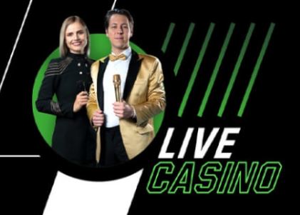 Live casino op Unibet