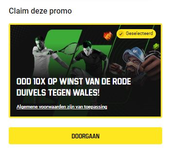 Wales vs België – Odd 10 is terug op Unibet