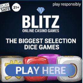 Blitz casino - the biggest selection Dice games