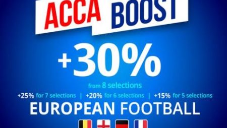 Krijg tot 30% boost op Europees voetbal