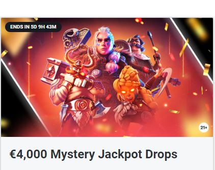 Mystery Jackpot Drop totalisant 4 000 € en espèces
