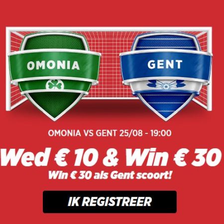 Boost je winst als AA Gent wint in de Europa League
