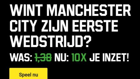 Win 10 x je inzet op Unibet met Premier League odd 10