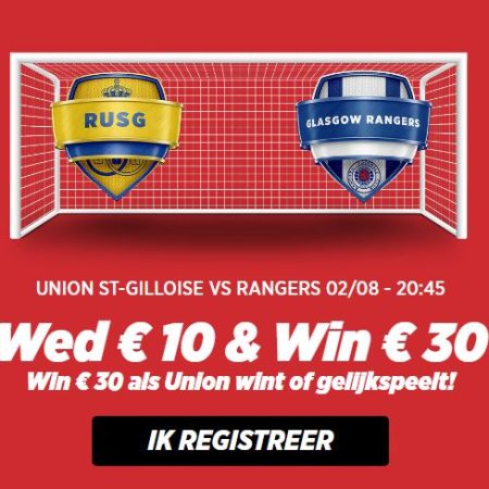 Win € 30 als Union wint of gelijkspeelt op Ladbrokes!