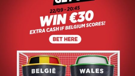 Get extra cash if Belgium wins in the Nations League