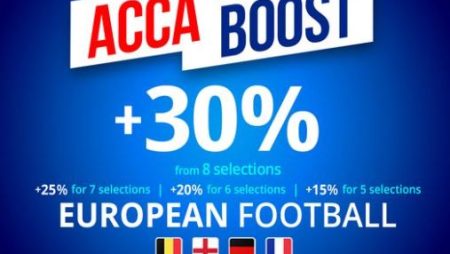 Krijg tot 30% boost op Europees voetbal (CL/EL/ECL)
