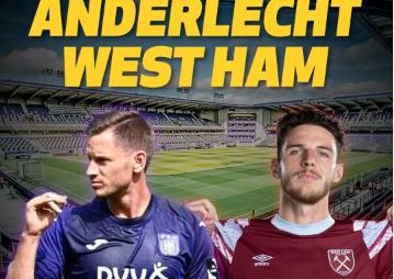 Vind de beste bookmaker voor Anderlecht v West Ham
