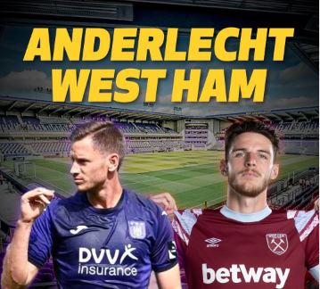 Trouvez le meilleur bookmaker pour Anderlecht – West Ham