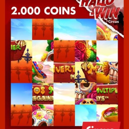 Vind het spel en win 2.000 coins op Circus casino