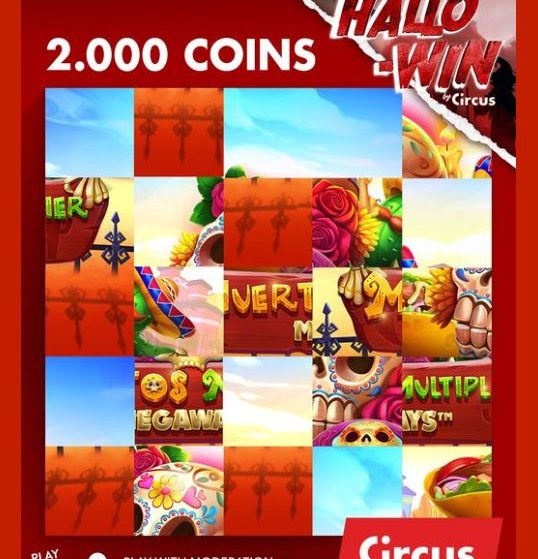 Trouvez le jeu et gagnez 2 000 pièces sur le casino Circus