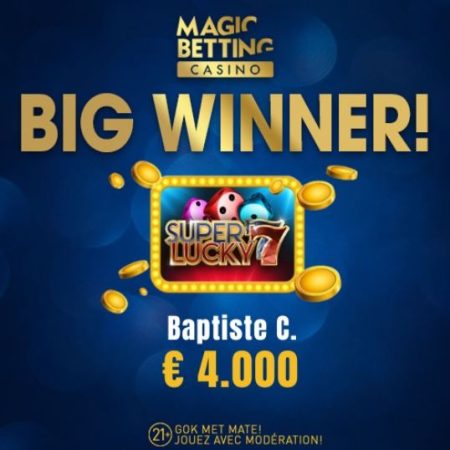 Big winner MagicBetting casino on Super Lucky 7