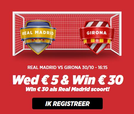 REAL MADRID vs GIRONA | Extra contant geld