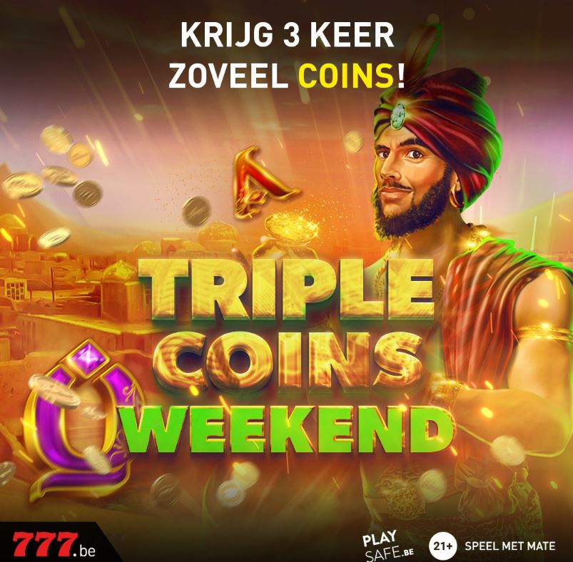 Triple coins festival op 777.be