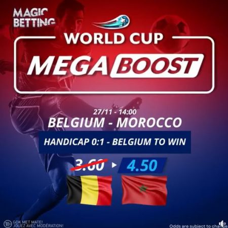 Méga Boost quotidien de la Coupe du monde | Belgique vs Maroc
