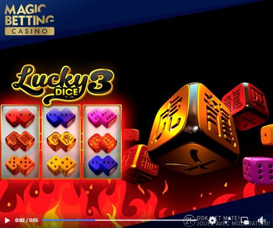 Try the last slot game of the Lucky Dice series