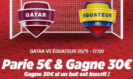 Qatar vs Equateur argent supplémentaire