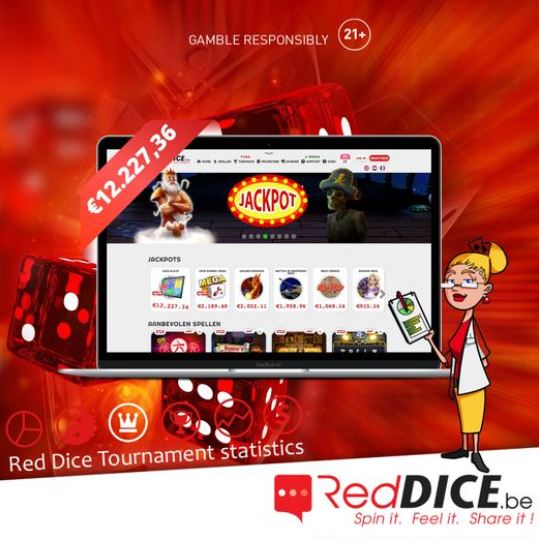 Prize money on RedDice.be goes up to €12,227