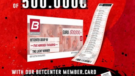 €500,000 won for the 1st time ever at Betcenter