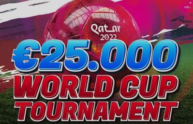 Show your football knowledge in the €25,000 World Cup Tournament