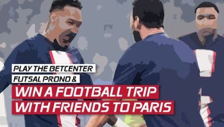 Betcenter Futsal prono | Win a football trip to Paris