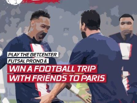 Betcenter Futsal prono | Gagnez un voyage foot à Paris