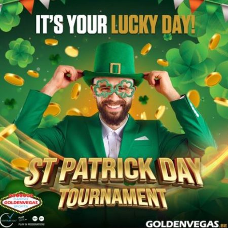 Celebrate Saint Patrick’s day at goldenvegas.be