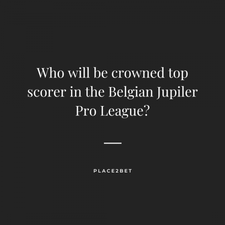 Who will be the top scorer of the Jupiler Pro League