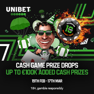 Unibet Poker : Gagnez gros à l’occasion de son 10ème anniversaire