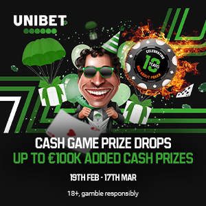 Unibet Poker: Win big on the 10th anniversary